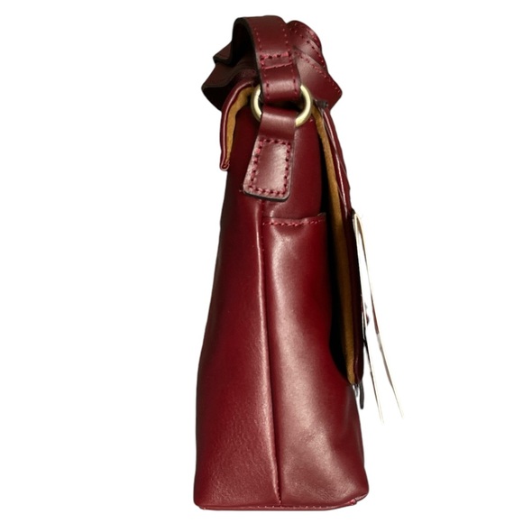 Patricia Nash Burgundy Leather Bag NWT - Picture 3 of 13